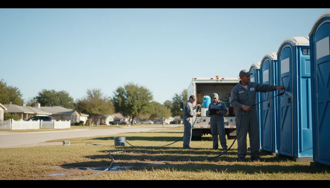 Long-Term Portable Toilet Rental in Clio, SC near me
